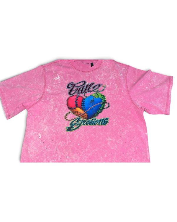 Pink Heart Graphic Tee